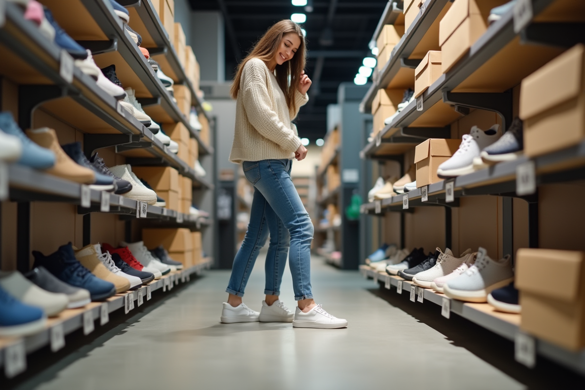 Taille de chaussure la plus vendue : tendances et statistiques du marché
